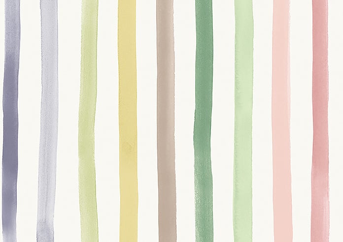 Bluebellgray Watercolour Stripe, Tetbury - Twist&Fit Roller Blind - Image 6